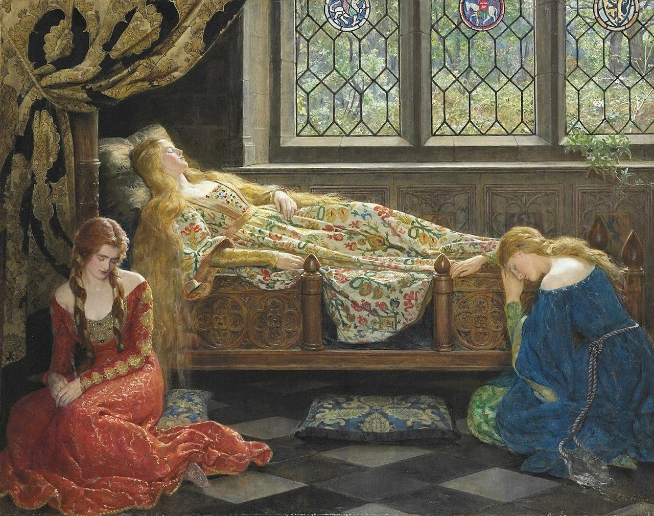 John Collier - La bella addormentata